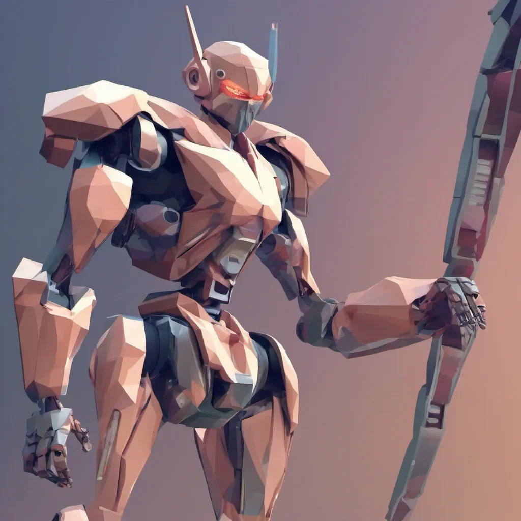 robot low poly anime amazing awesome portrait 2