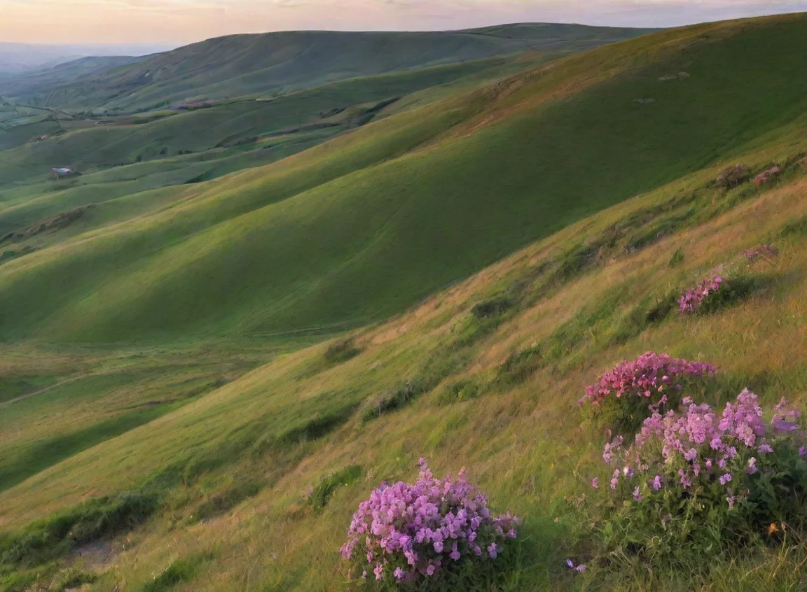 rolling hills cliffs beauty detail flowers hd dslr  landscape43