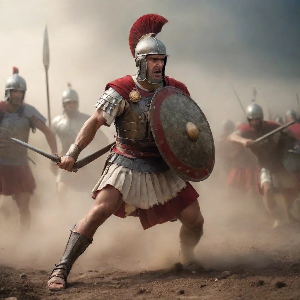 airoman legionaire in a battle
