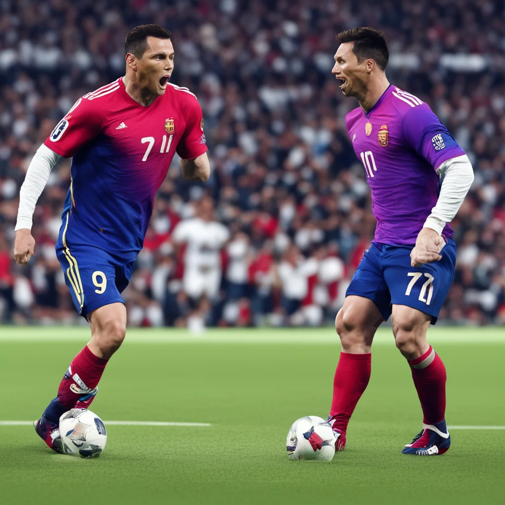 aironaldo vs messi amazing awesome portrait 2