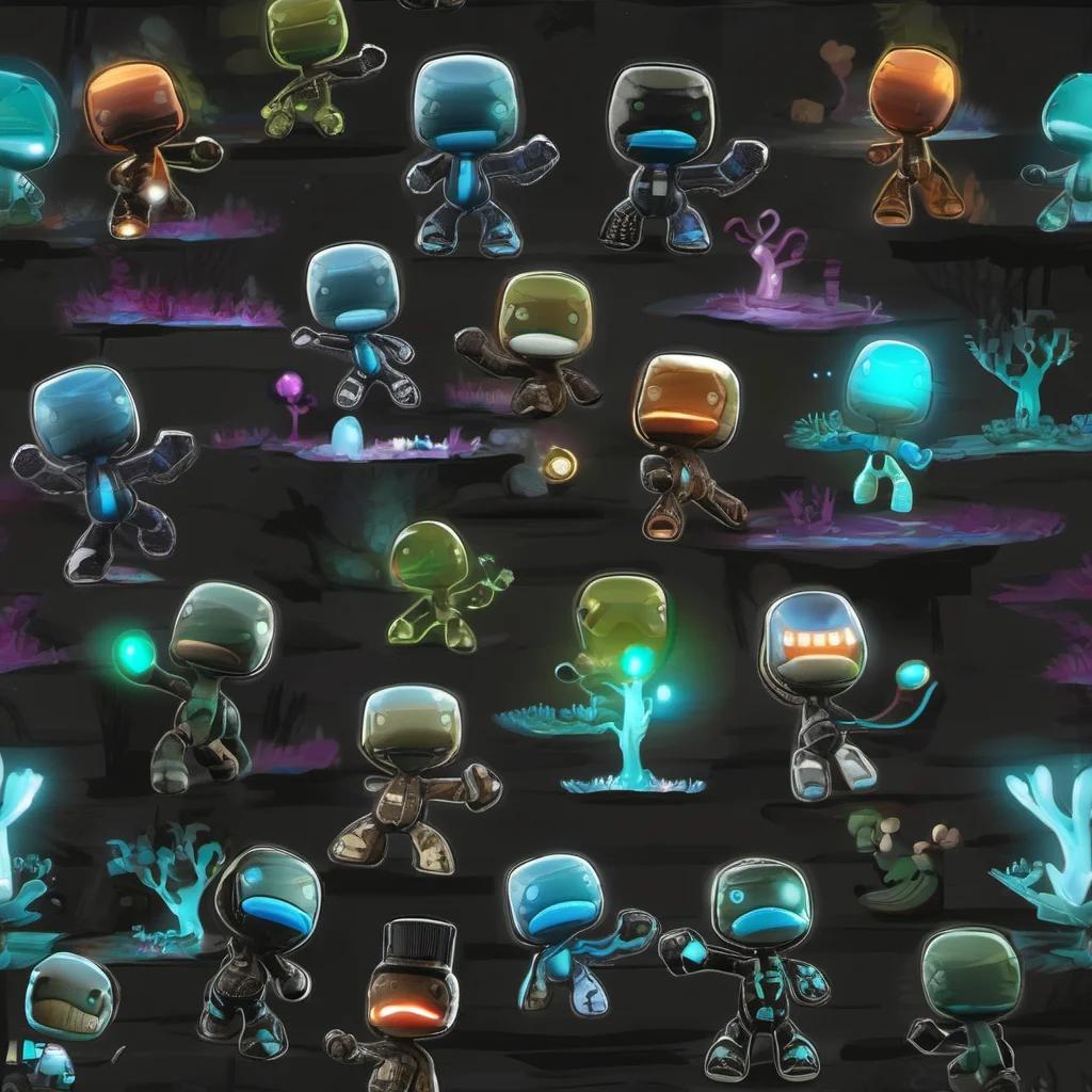 sackboy bioluminescent amazing awesome portrait 2