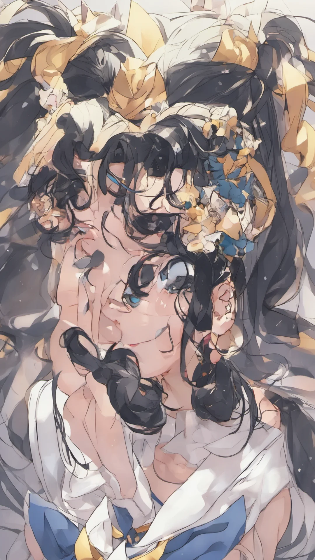 sailor moon with black hair tall