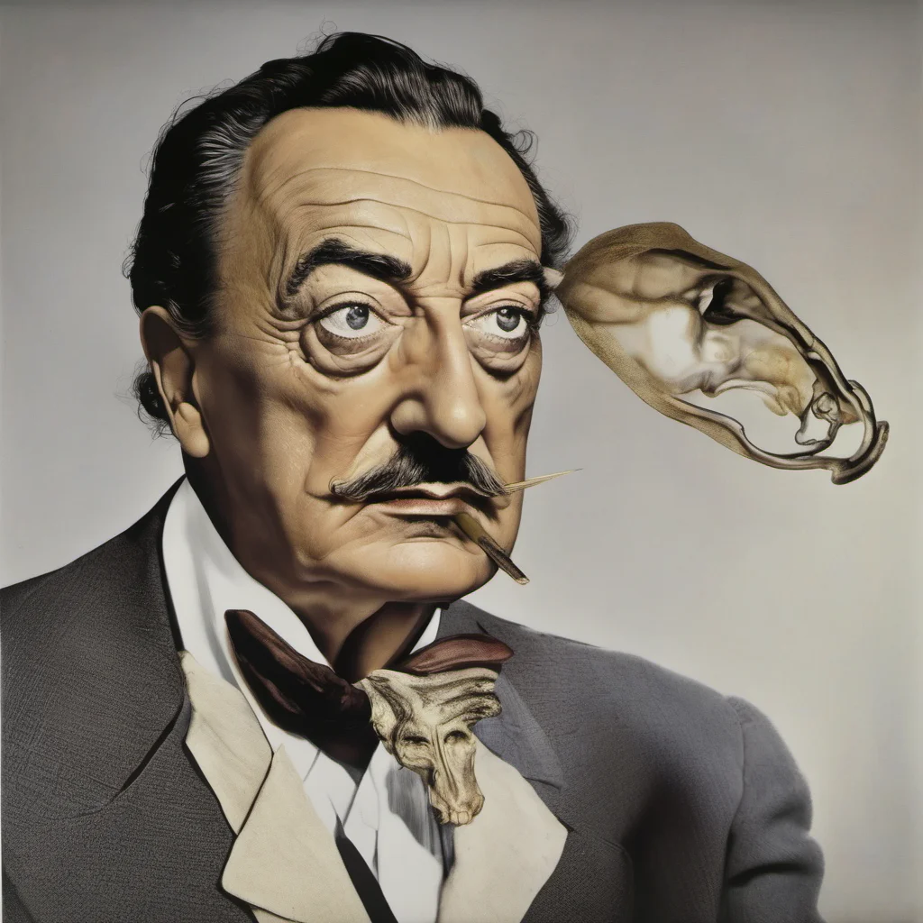 salvador dali amazing awesome portrait 2