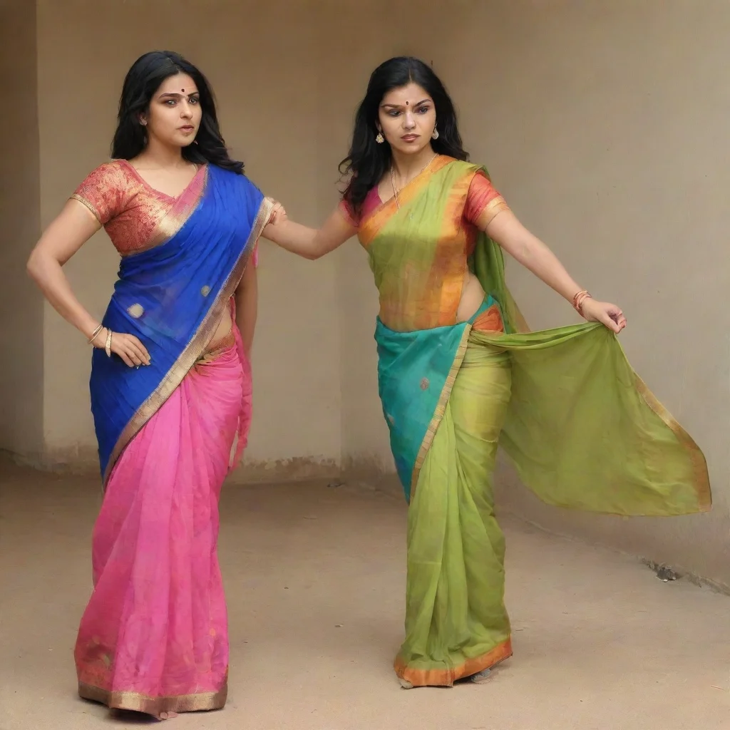 saree catfight 