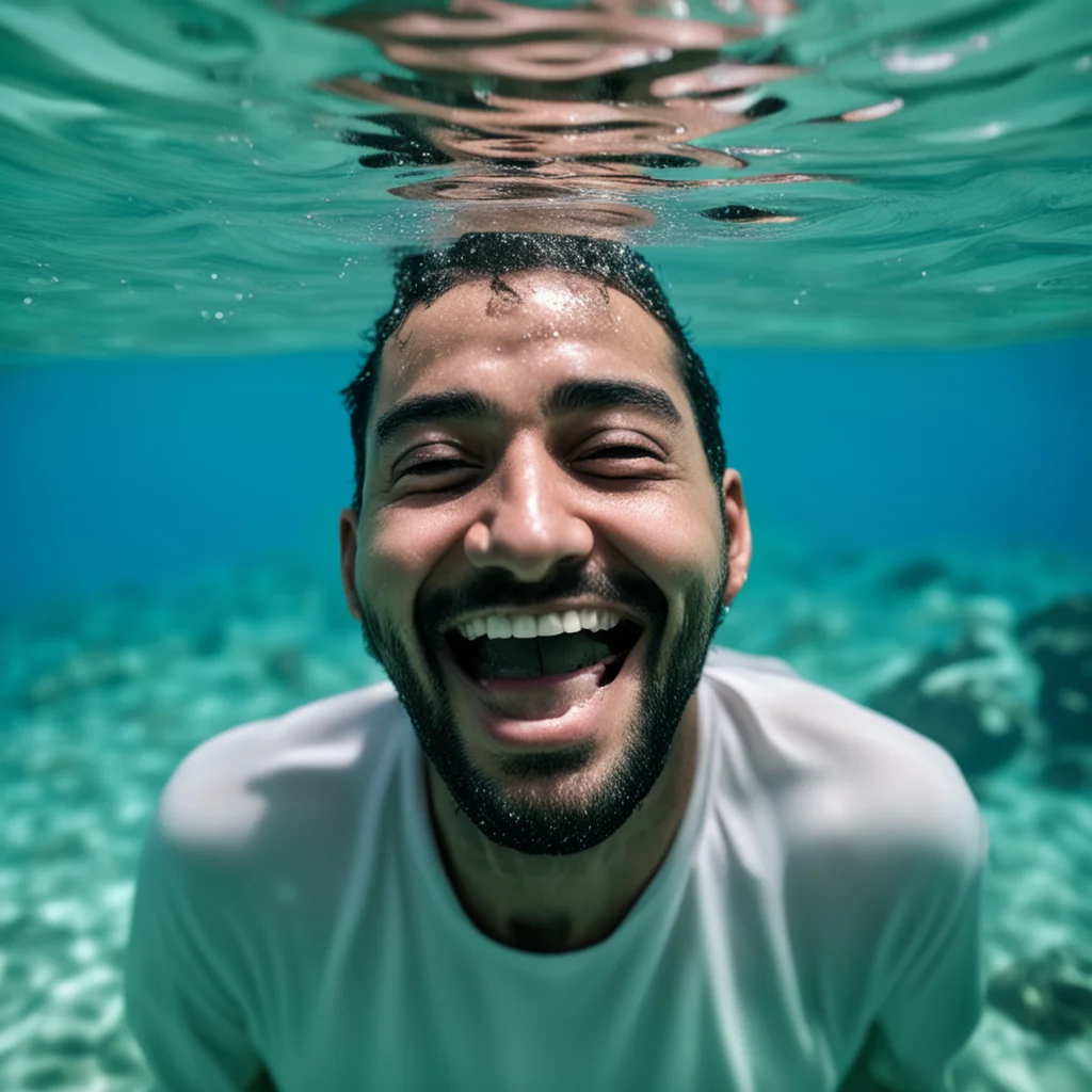 saudi guy smiling under water good looking trending fantastic 1