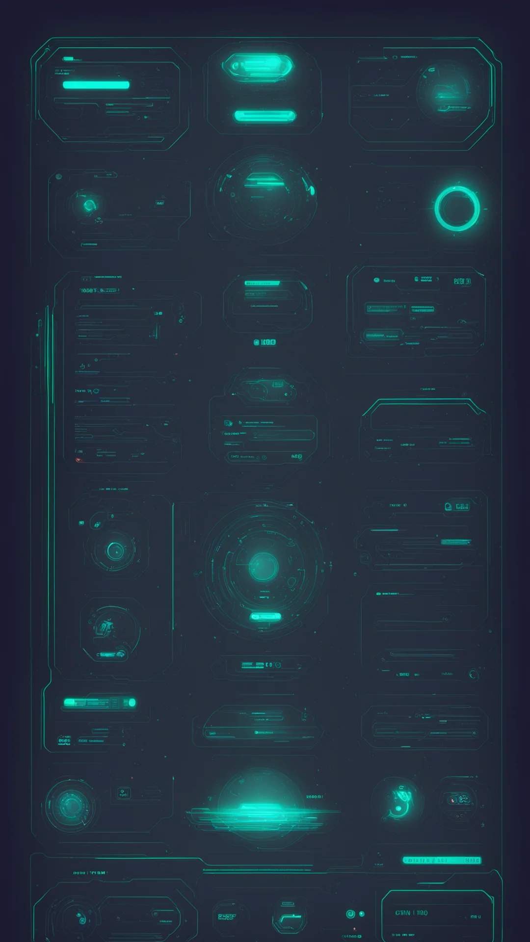 scifi ui amazing awesome portrait 2 tall