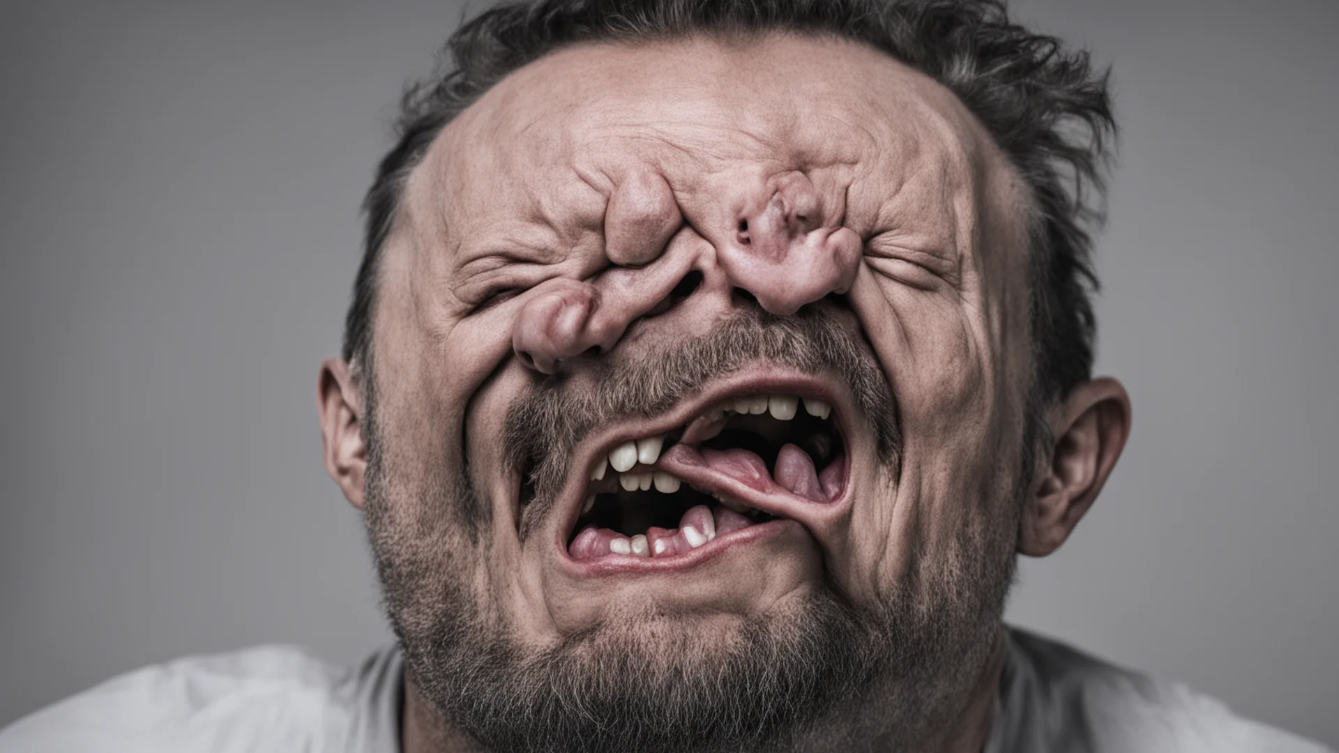 screaming man  wide