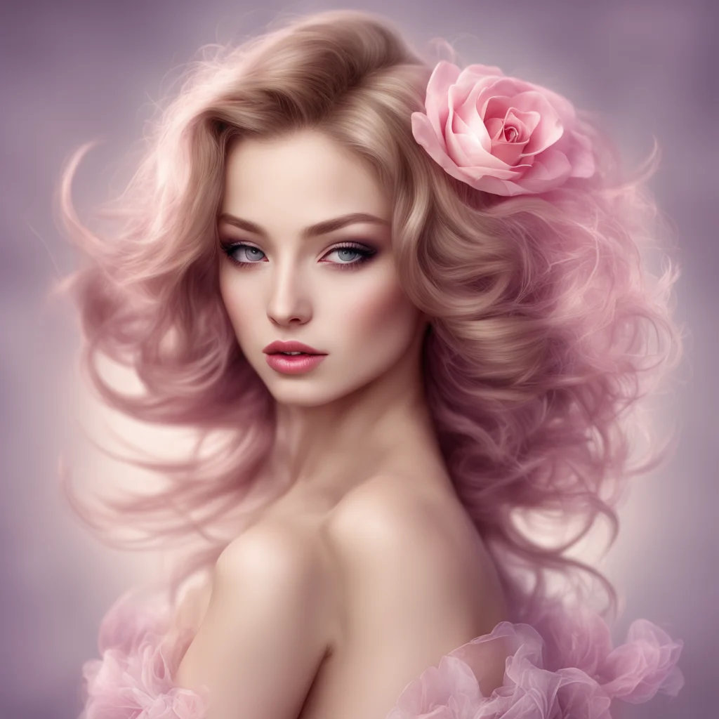 aiseductive  feminine beauty grace digital art