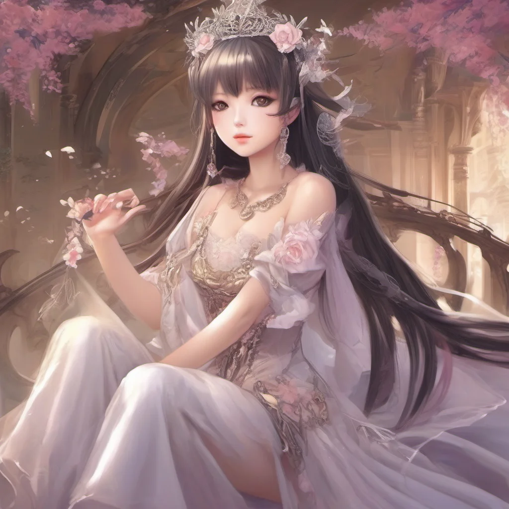 aiseductive anime beauty grace feminine princess fantasy
