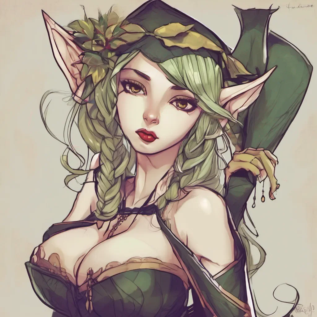 seductive elf confident engaging wow artstation art 3