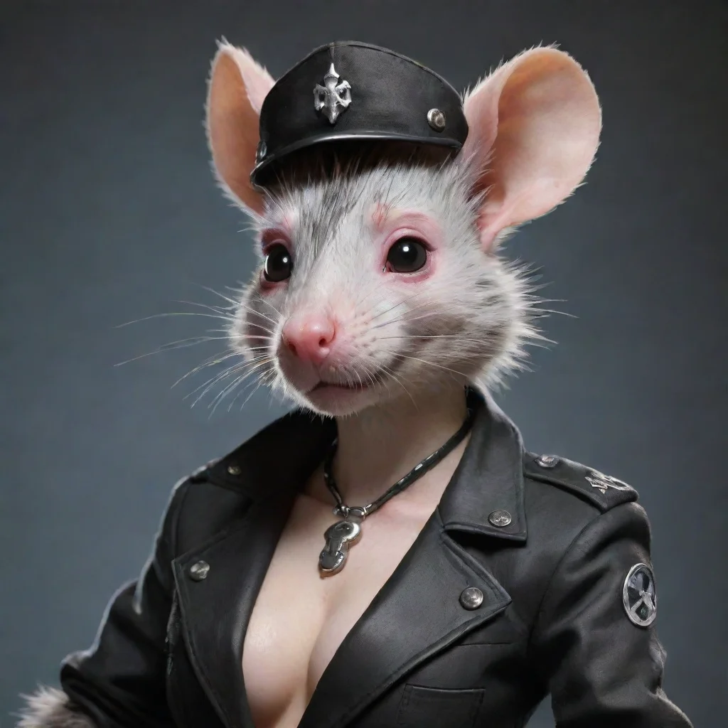 aiseductive female anthropomorphic furry rat punk neo nazis