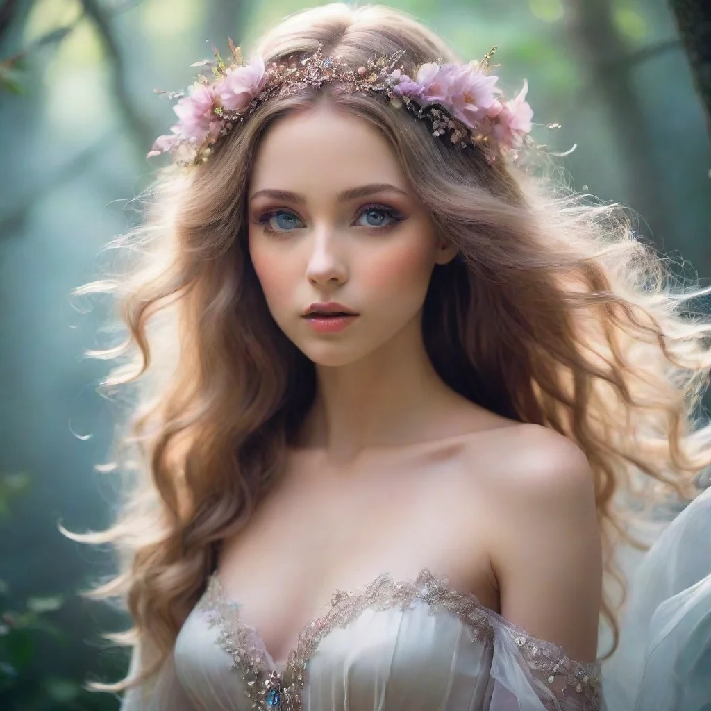 aiseductive feminine majestic fantasy stunning ethereal