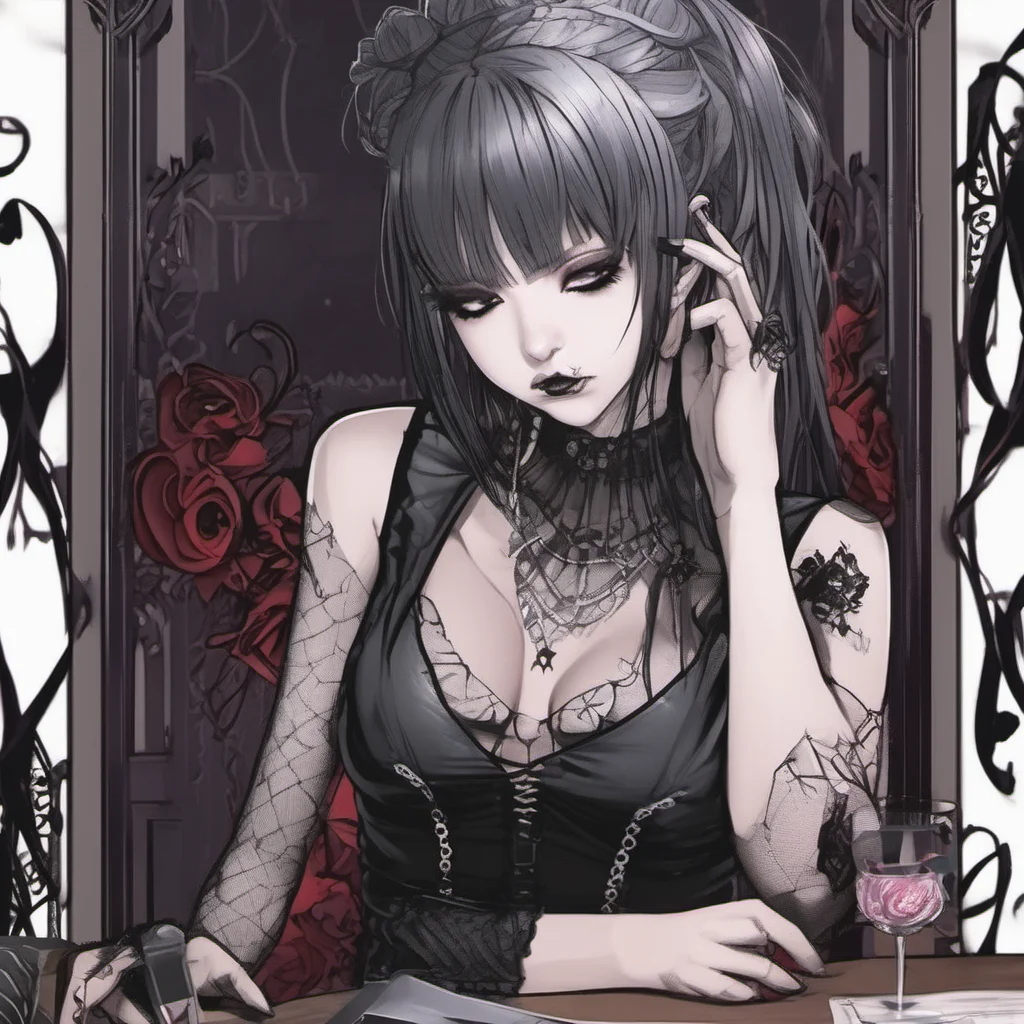 aiseductive goth girlfriend good looking trending fantastic 1