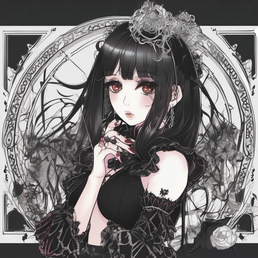 seductive goth girlfriend