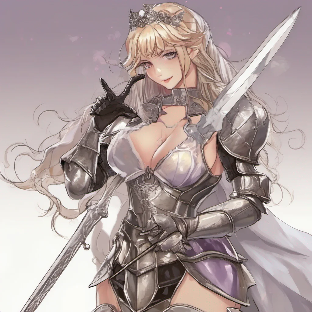seductive lesbian feminine knight