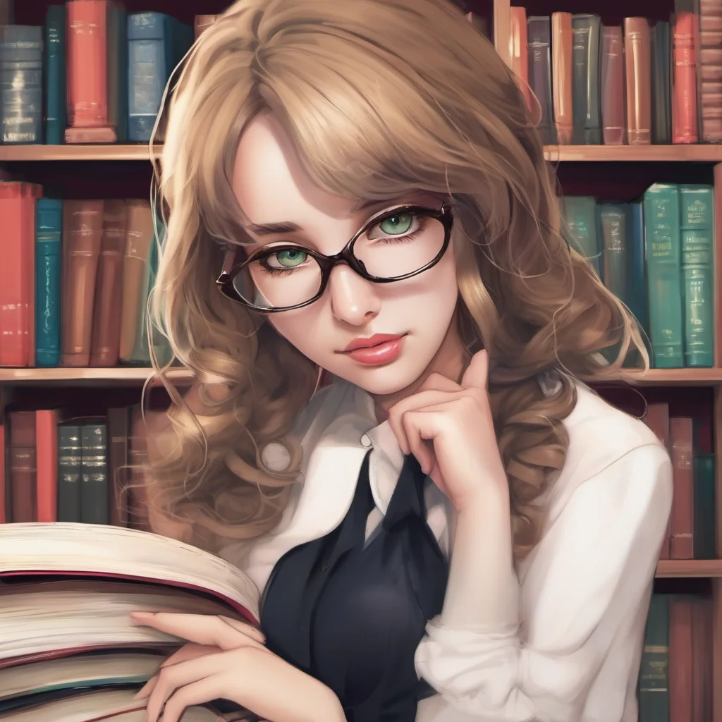 seductive librarian  amazing awesome portrait 2