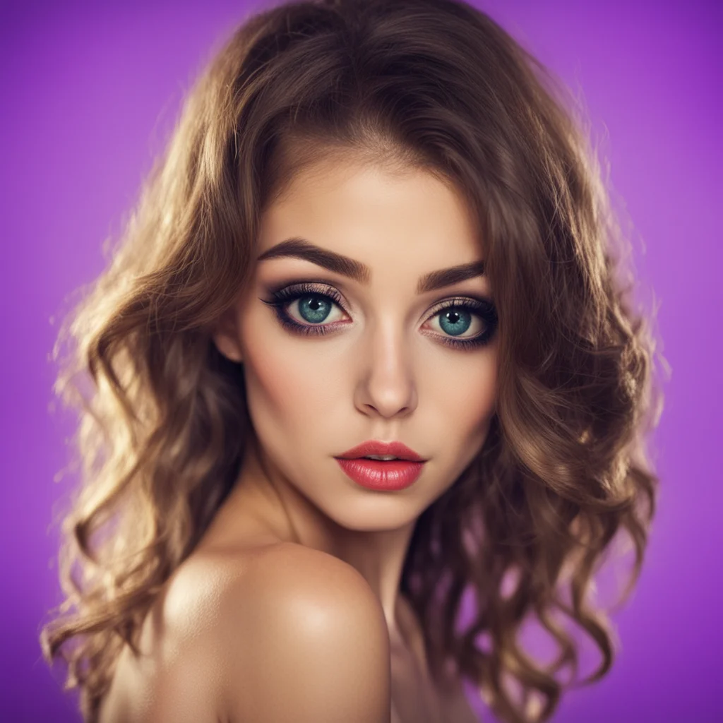 aiseductive party girl with big eyes and a small face confident engaging wow artstation art 3
