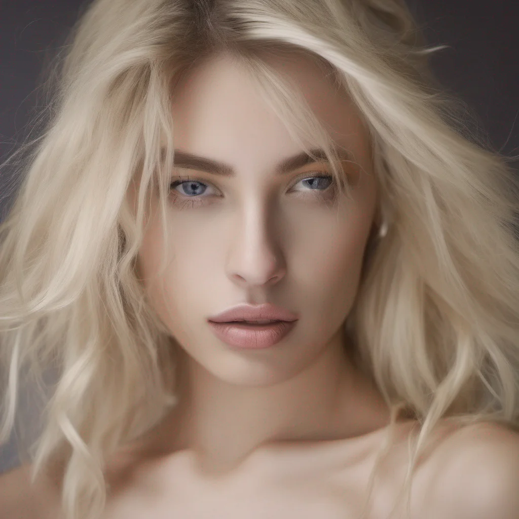 seductive snfw blond girl amazing awesome portrait 2