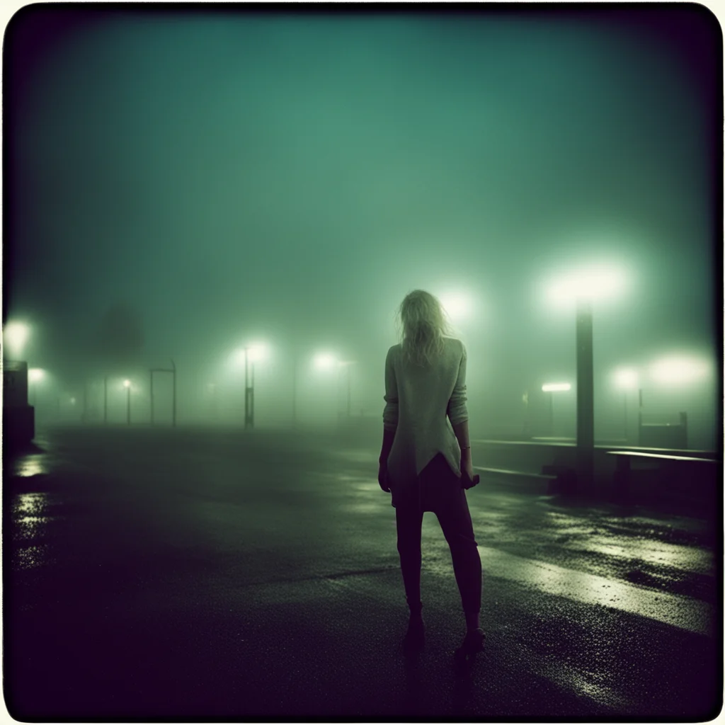 aisensual blonde  girl  foggy muddy  mysterious deep sea gas station uncanny night hipstamatic style amazing awesome portrait 2