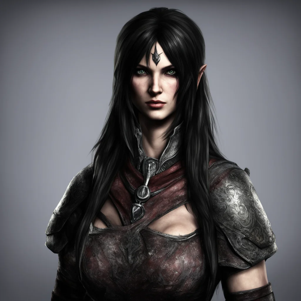 serana skyrim confident engaging wow artstation art 3