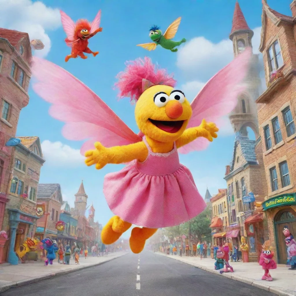 sesame street flying fairy school