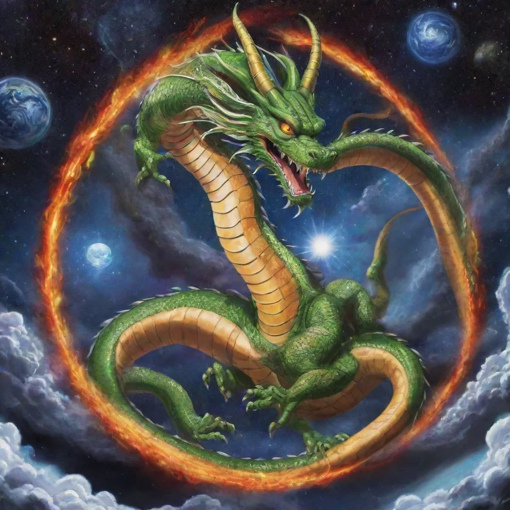 aishenron dragon surrounding to the universe 7 