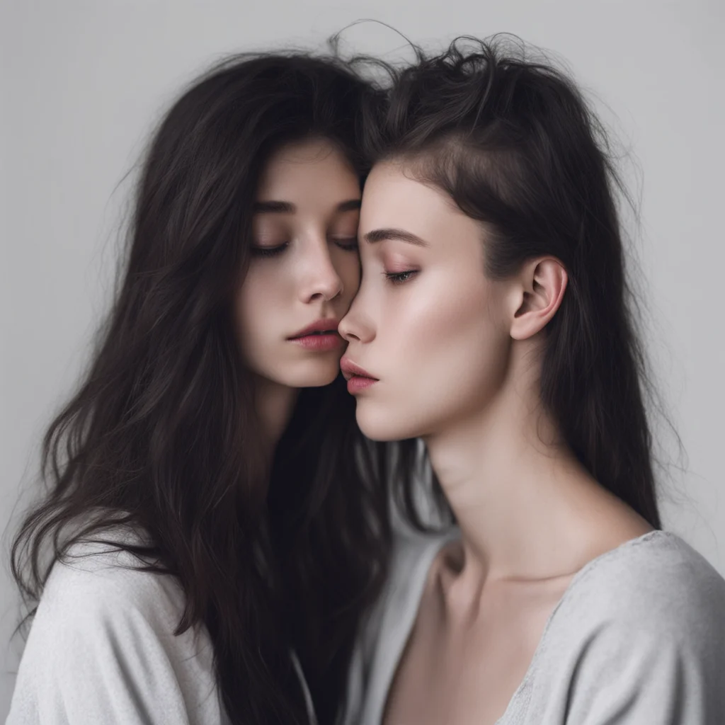 aishy girls  18 yo   almost kissing  uncanny  dark