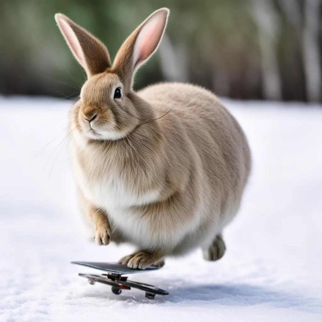 aiskating rabbit
