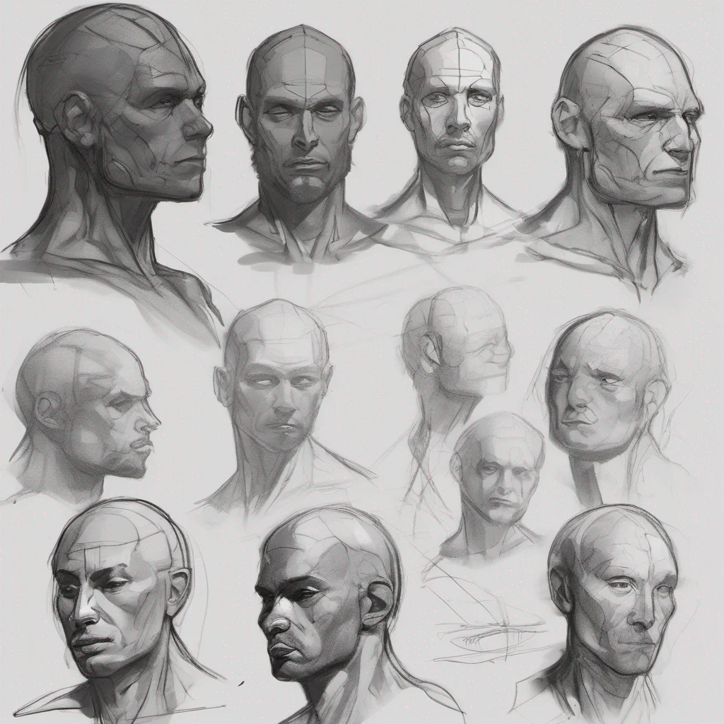 sketch a human amazing awesome portrait 2