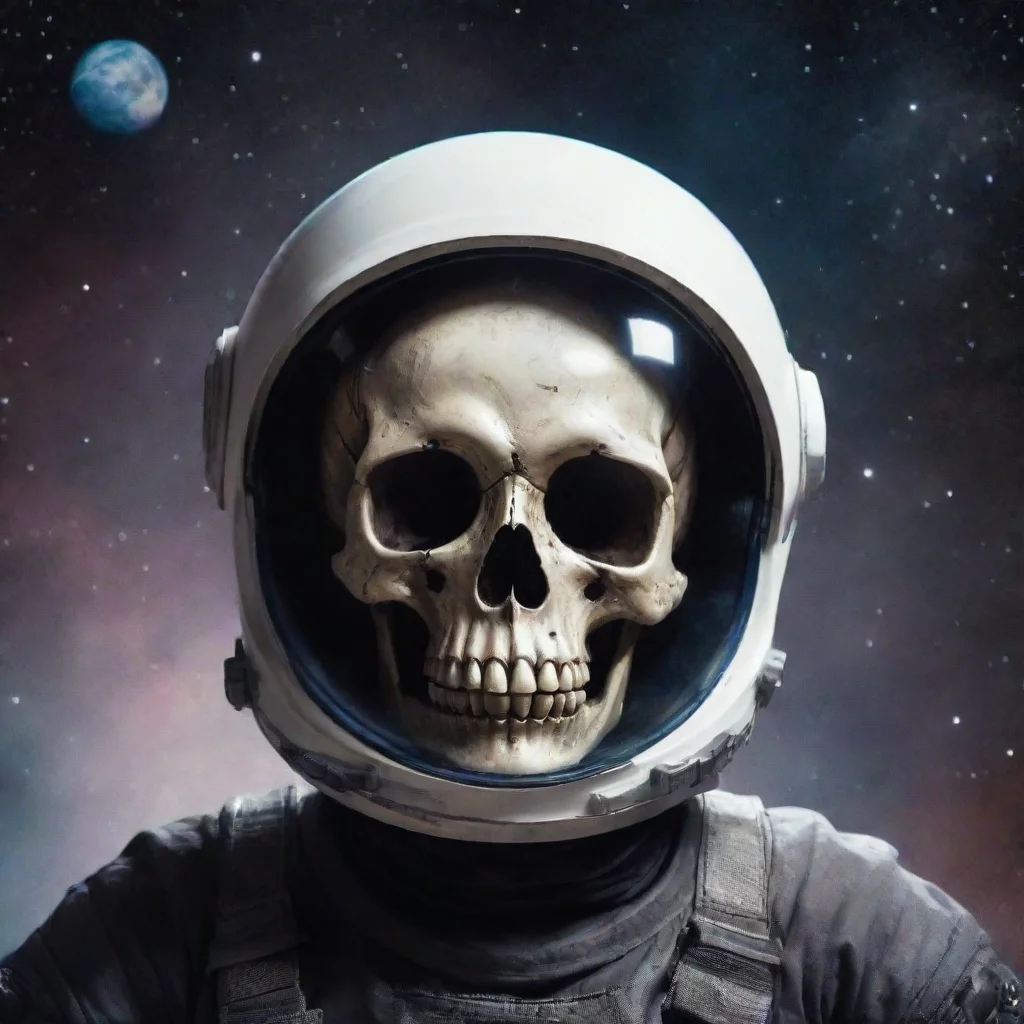aiskull in space helmet