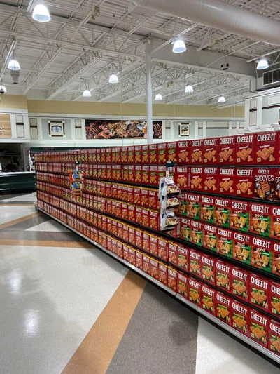 Aisle of Cheez-It™️ Boxes
