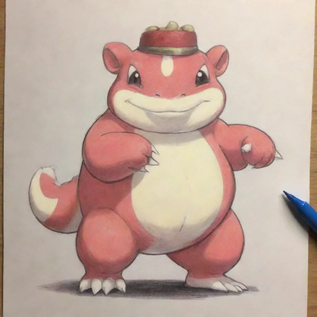 slowking drawn like ken sugimori