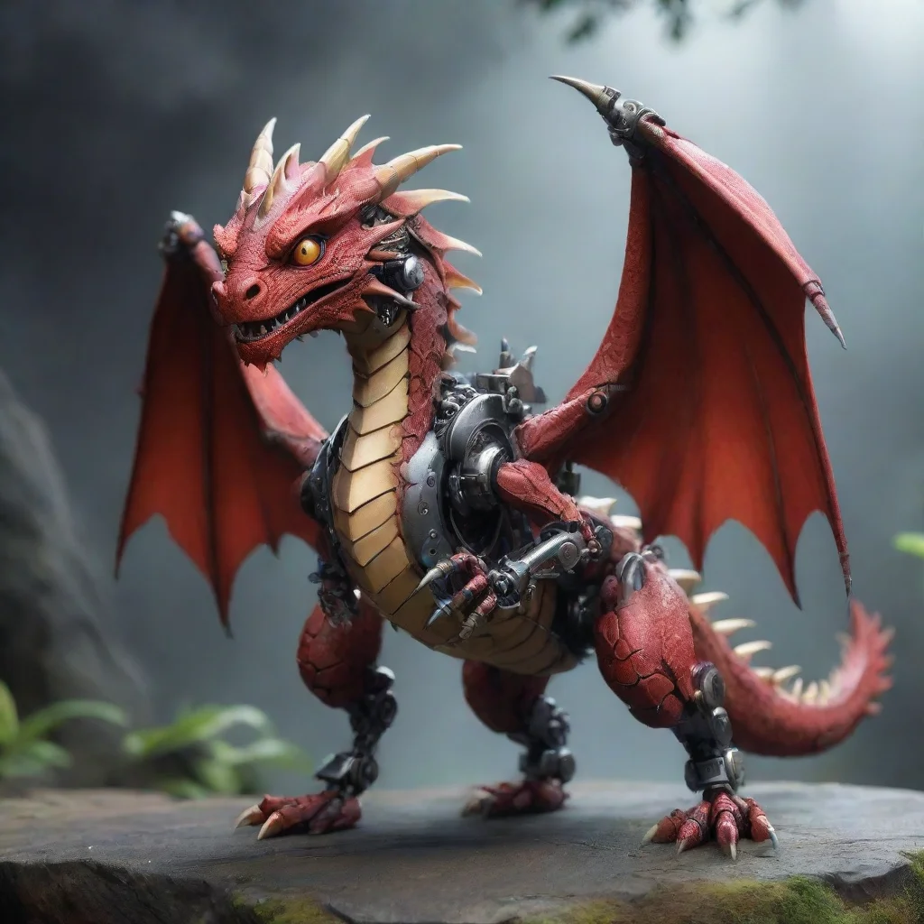 small robot dragon fantasy