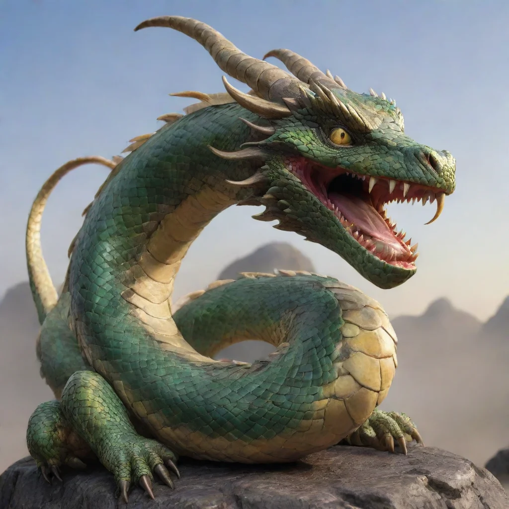 snake dragon  full image head to tail