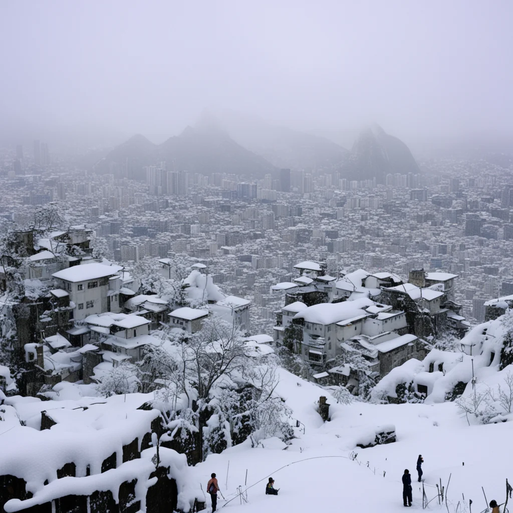 aisnowfall in rio de janeiro amazing awesome portrait 2