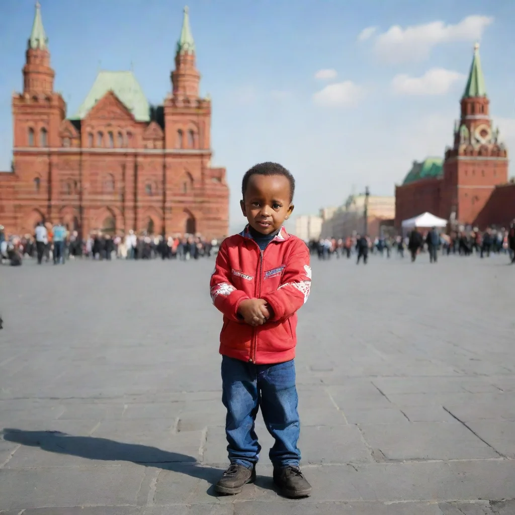 aisomali midget in moscow red square