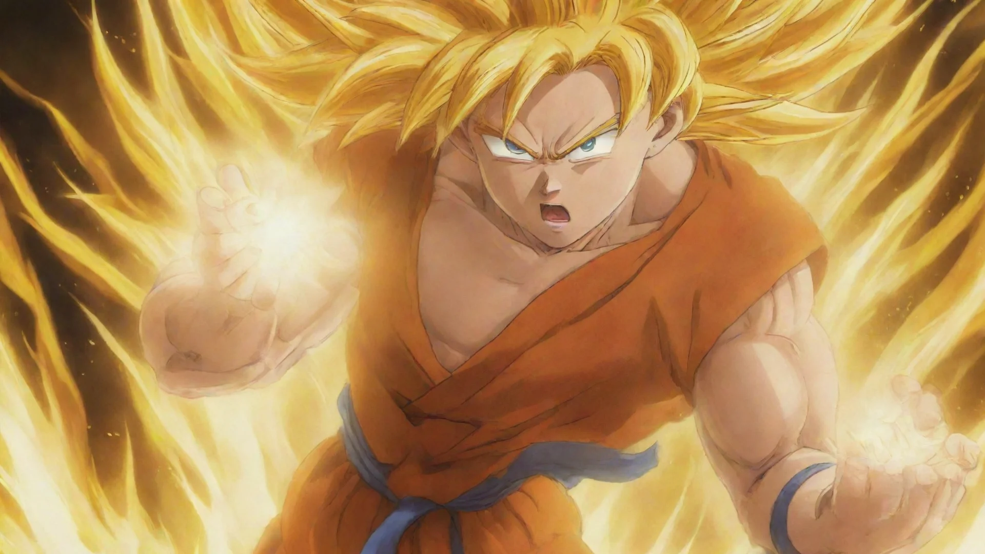 aison goku super sayan 9 wide