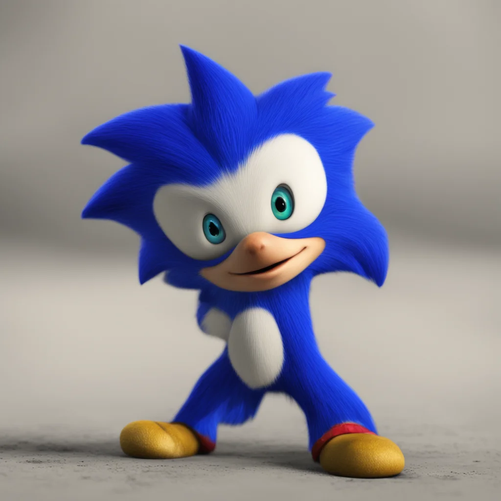 sonic confident engaging wow artstation art 3