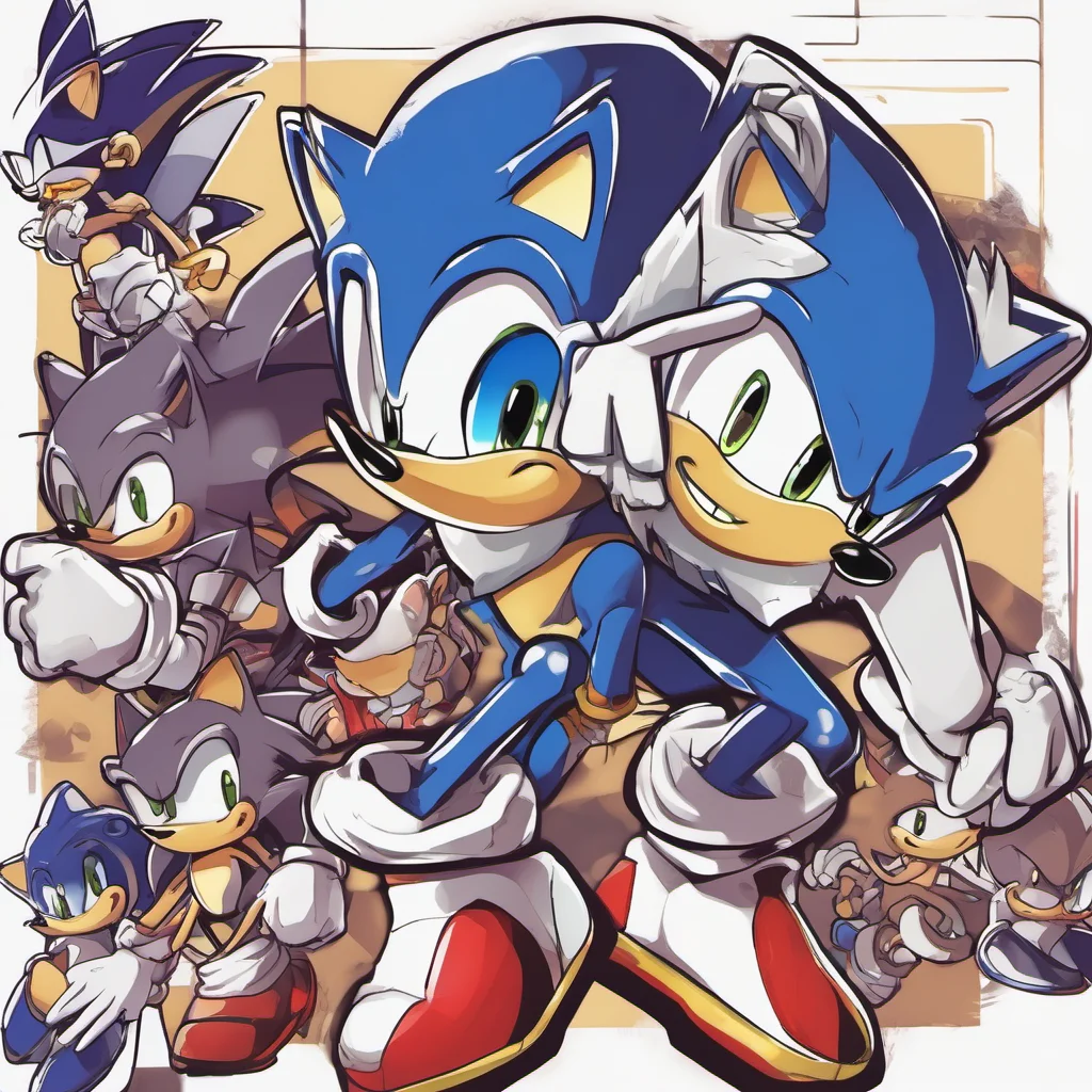 sonic the hedgehog in anime style good looking trending fantastic 1