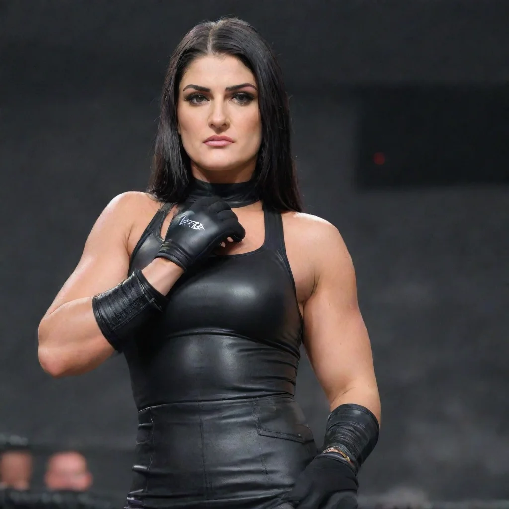 aisonya deville wwe with black gloves
