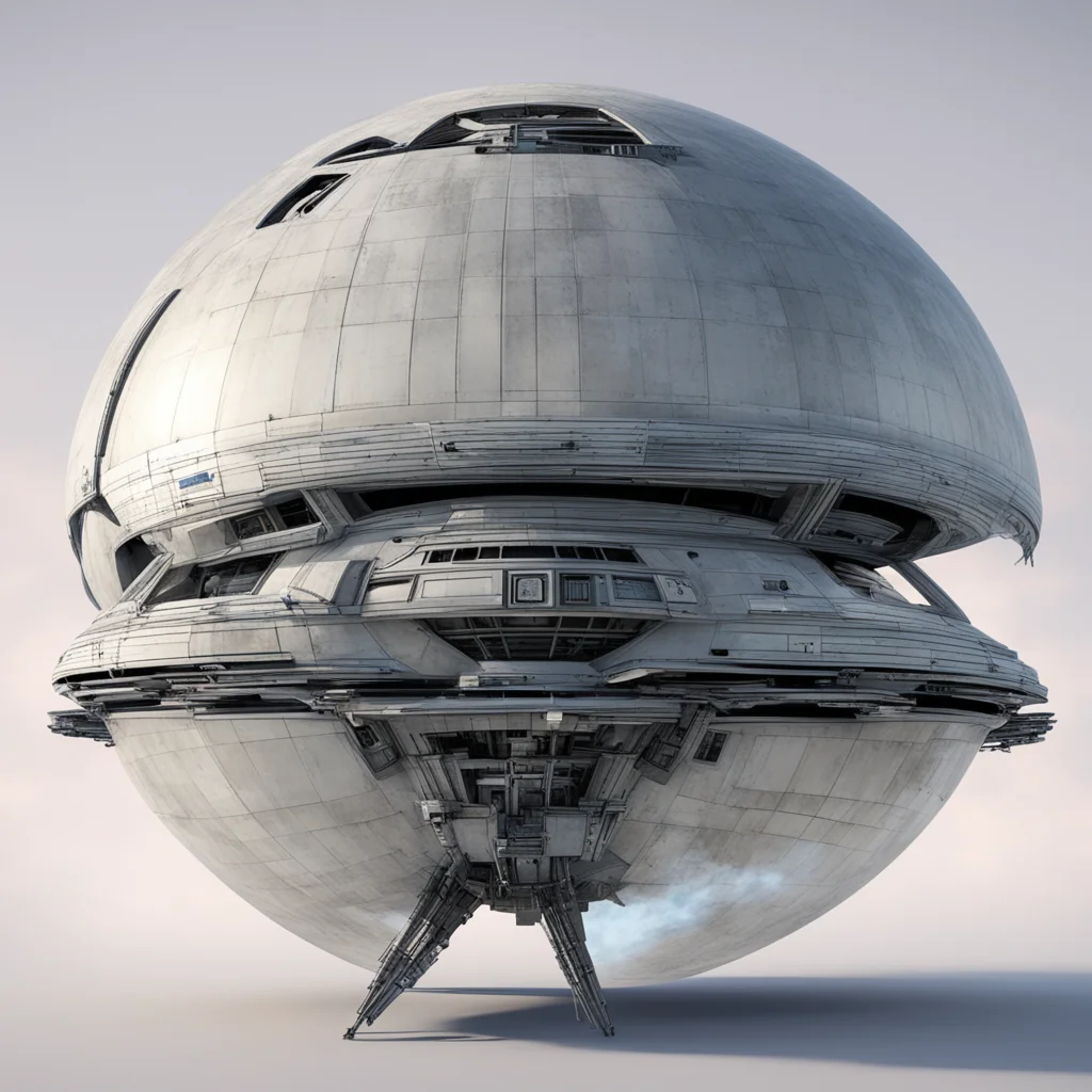 aisphere shaped space ship  star wars 