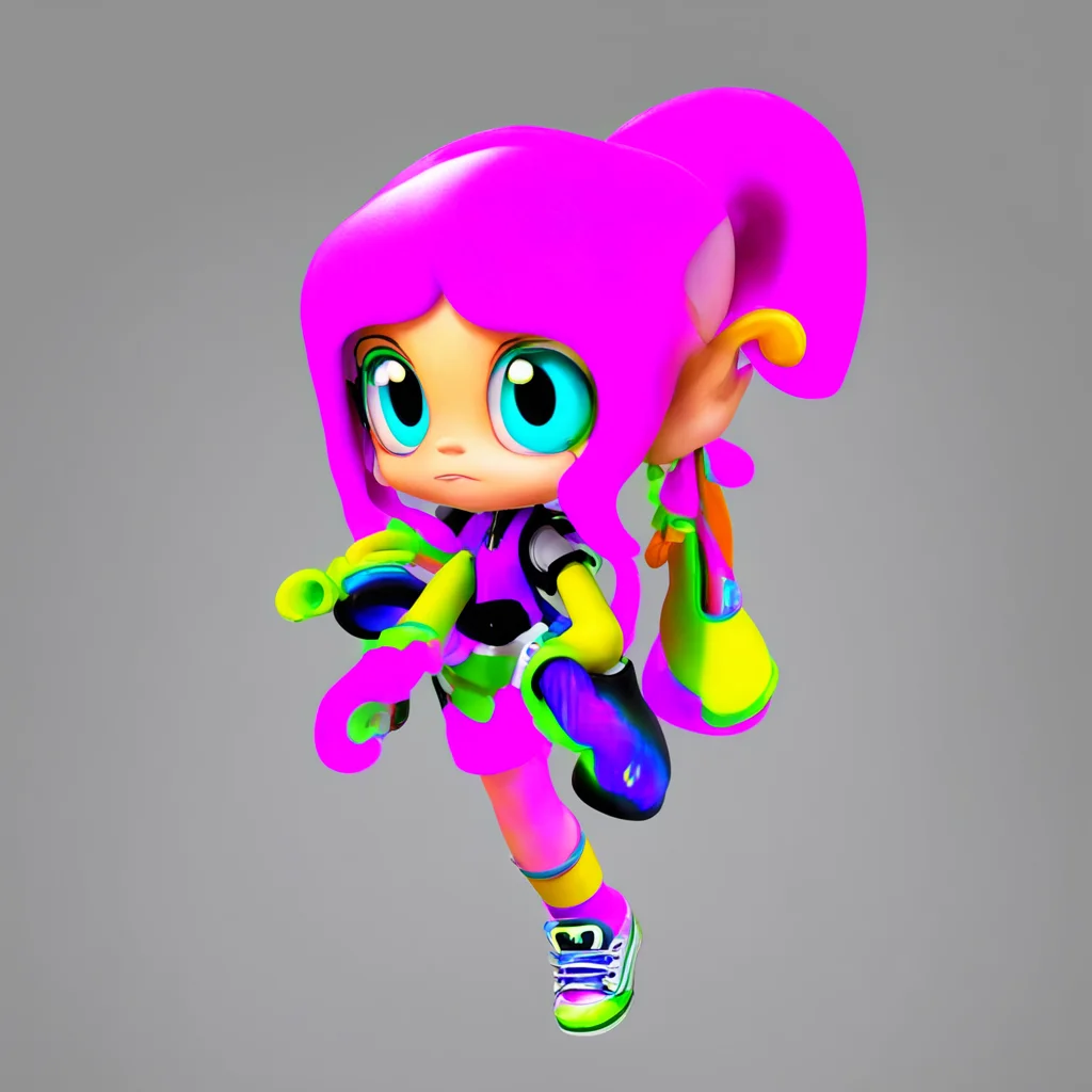 splatoon inkling confident engaging wow artstation art 3