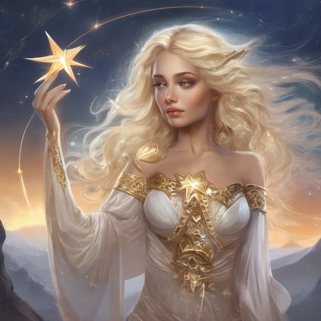 star goddess blonde fantasy art good looking trending fantastic 1