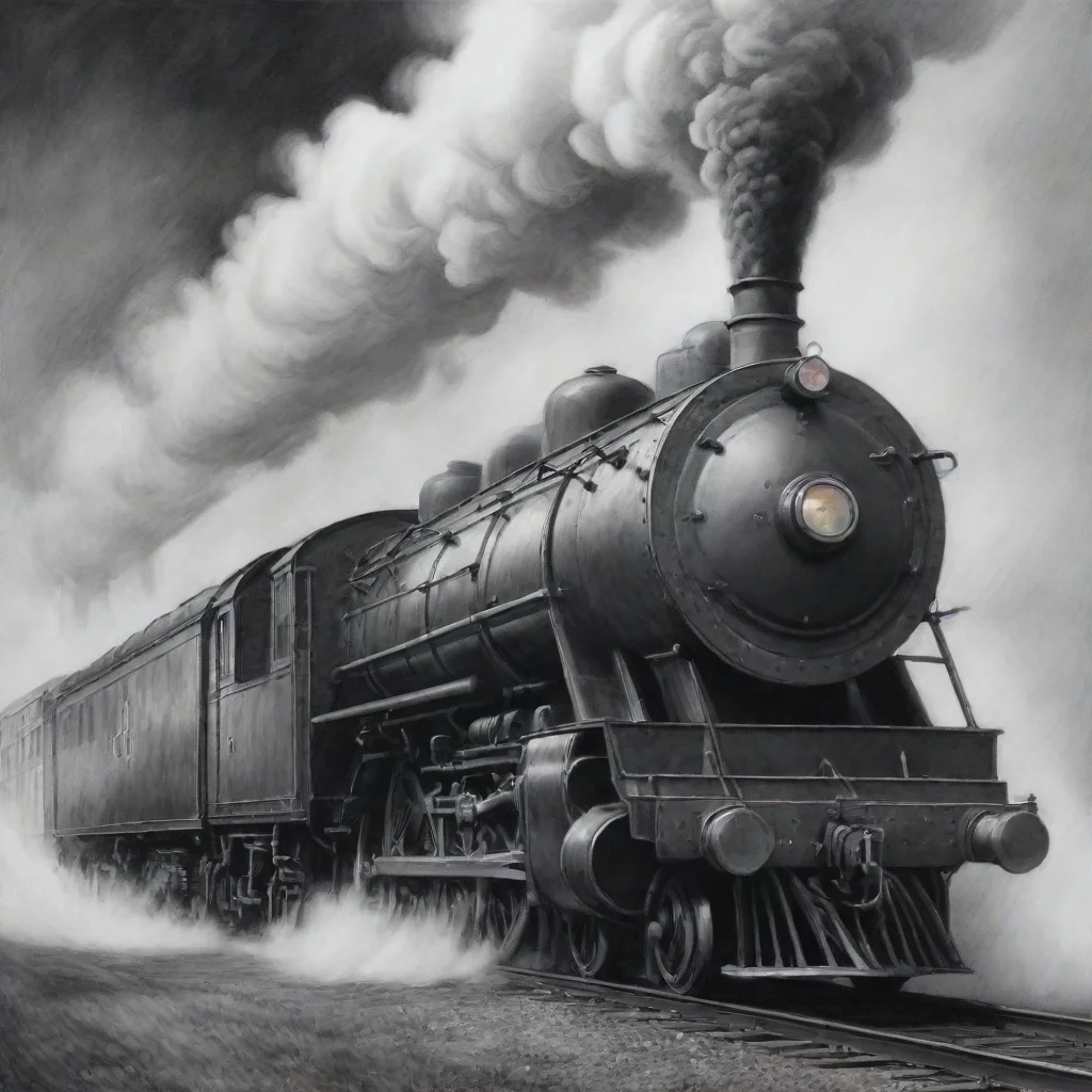 steam black and white pencil