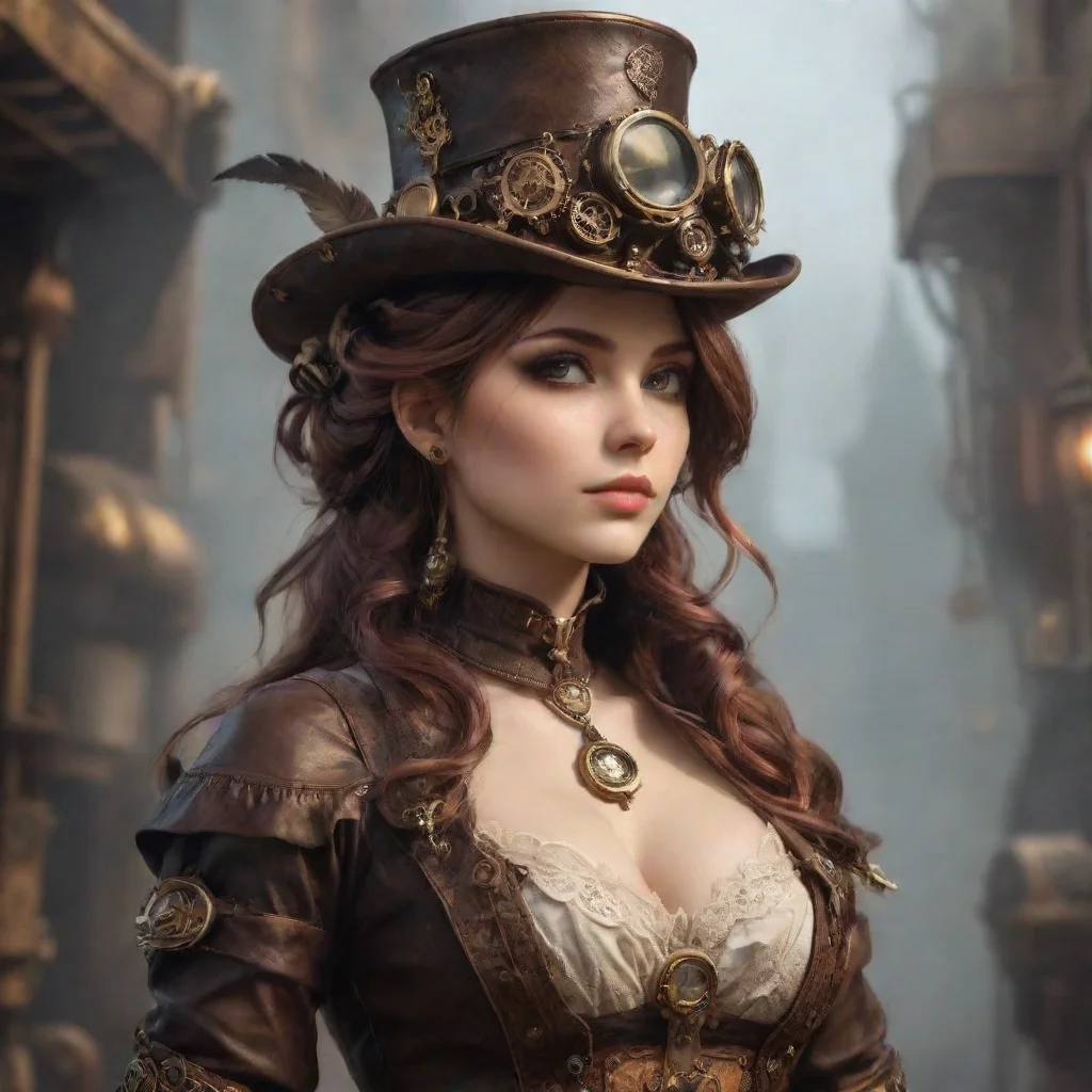 aisteampunk fantasy art hd aesthetic character