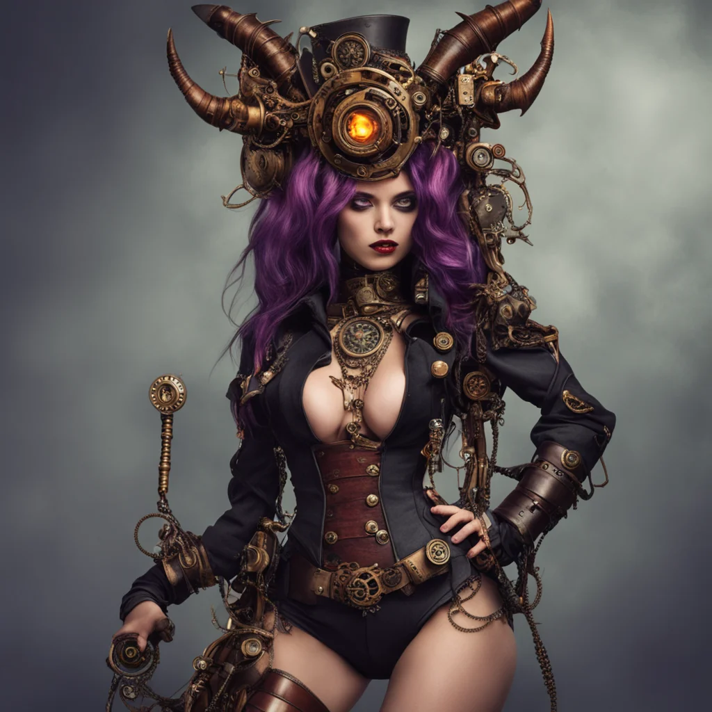 aisteampunk seductive demon amazing awesome portrait 2