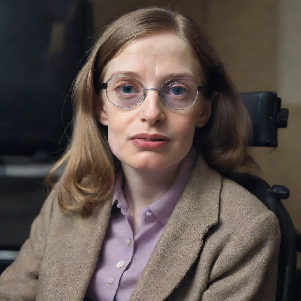 stephen hawking if he was a girl