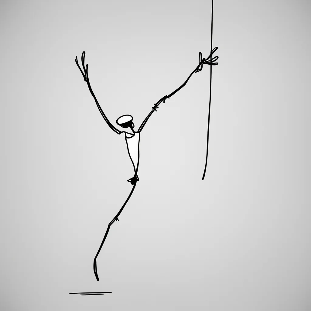 stick man trying to hang himself  amazing awesome portrait 2