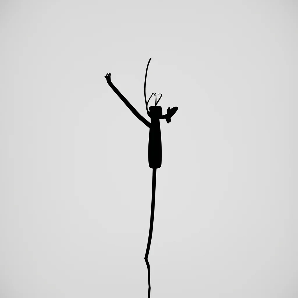 stick man trying to hang himself 