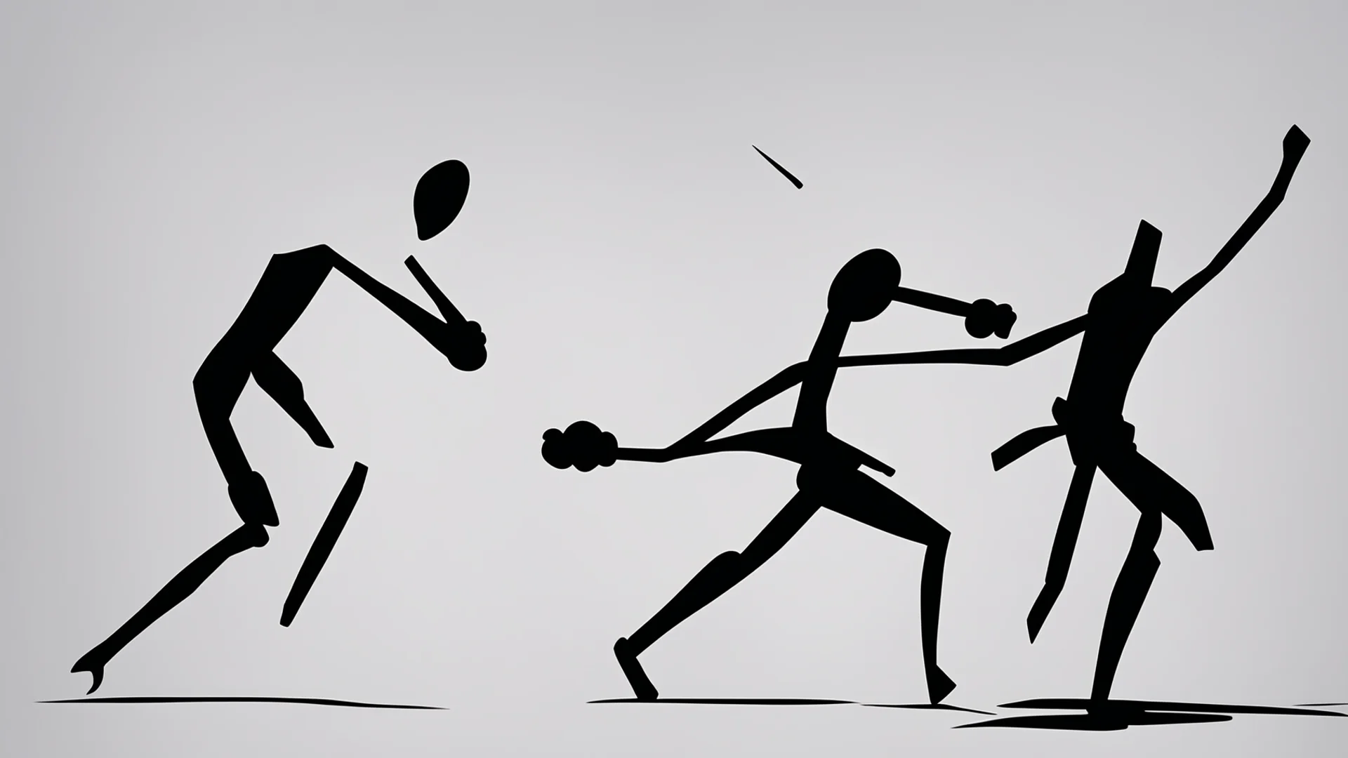 aistickman 1v1 on 1mins fight wide